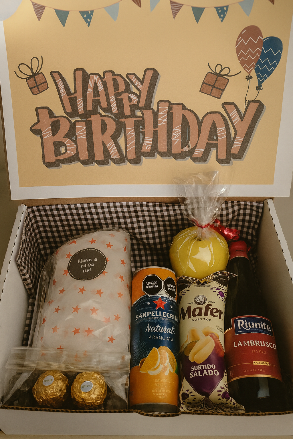 baguette jamòn serrano vino riunite pellegrino  cumpleaños