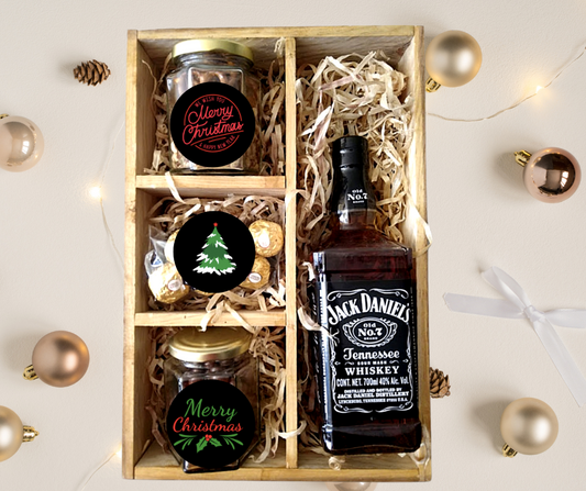 Box Jacks con Snacks y Chocolate Navideños