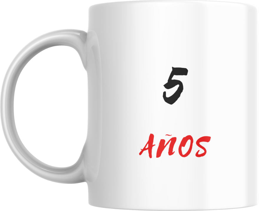 Taza Personalizada Feliz Aniversario