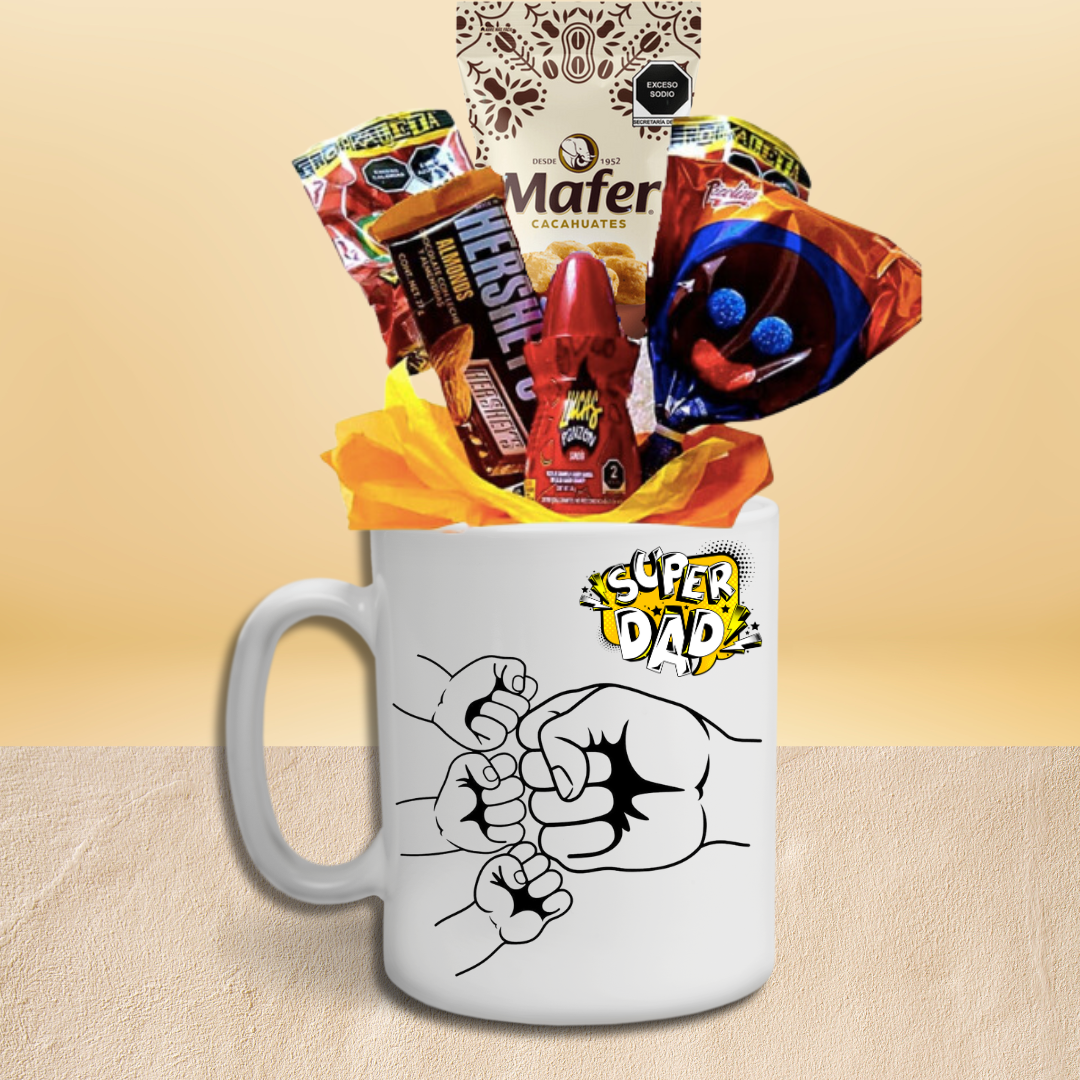 Taza para Papá e hijo (personalizada)