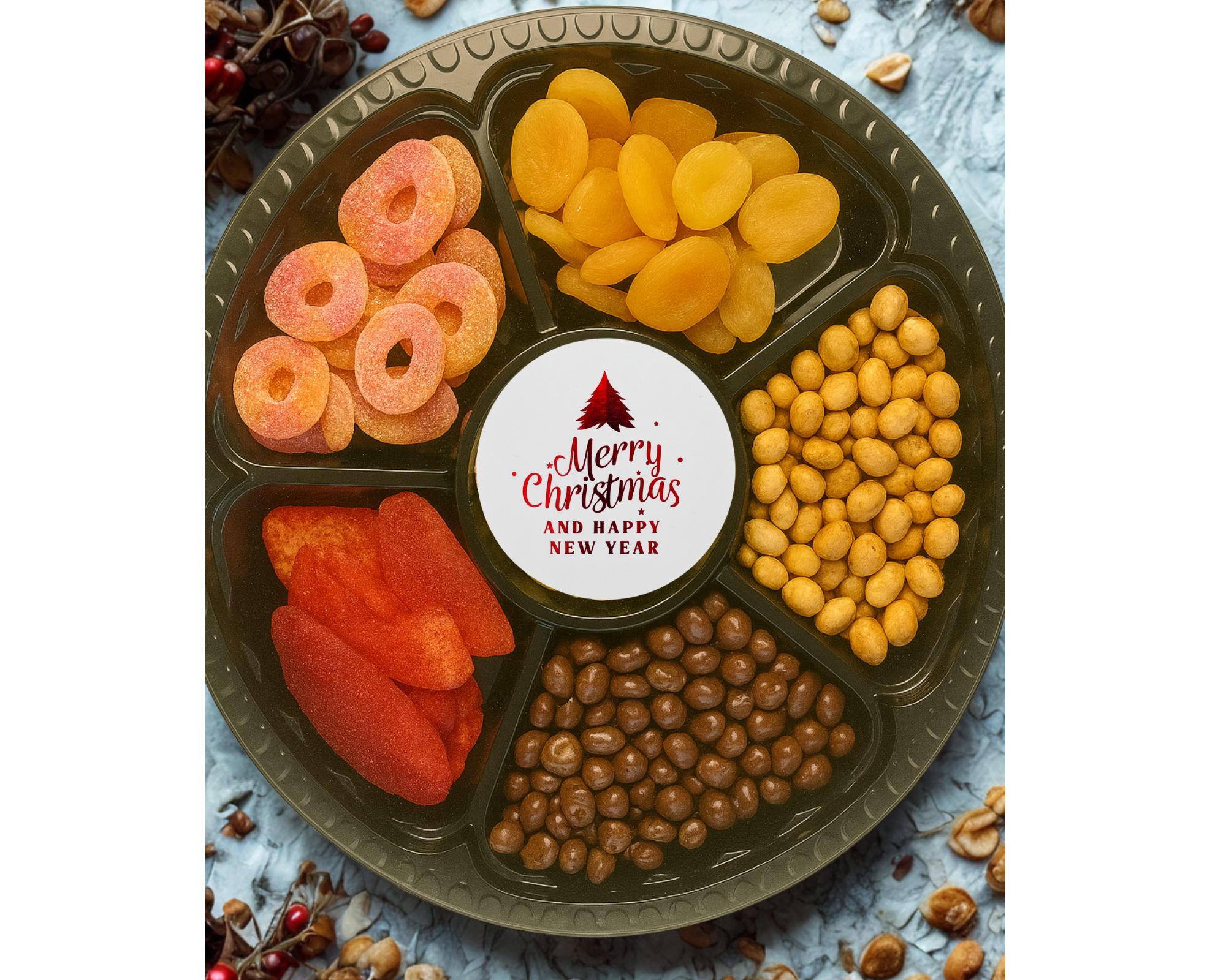 Brasilia Charola de Semillas y Nueces