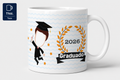 Taza Personalizada con Foto del Graduado o Graduada – 11oz