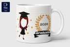 Taza Personalizada con Foto del Graduado o Graduada – 11oz