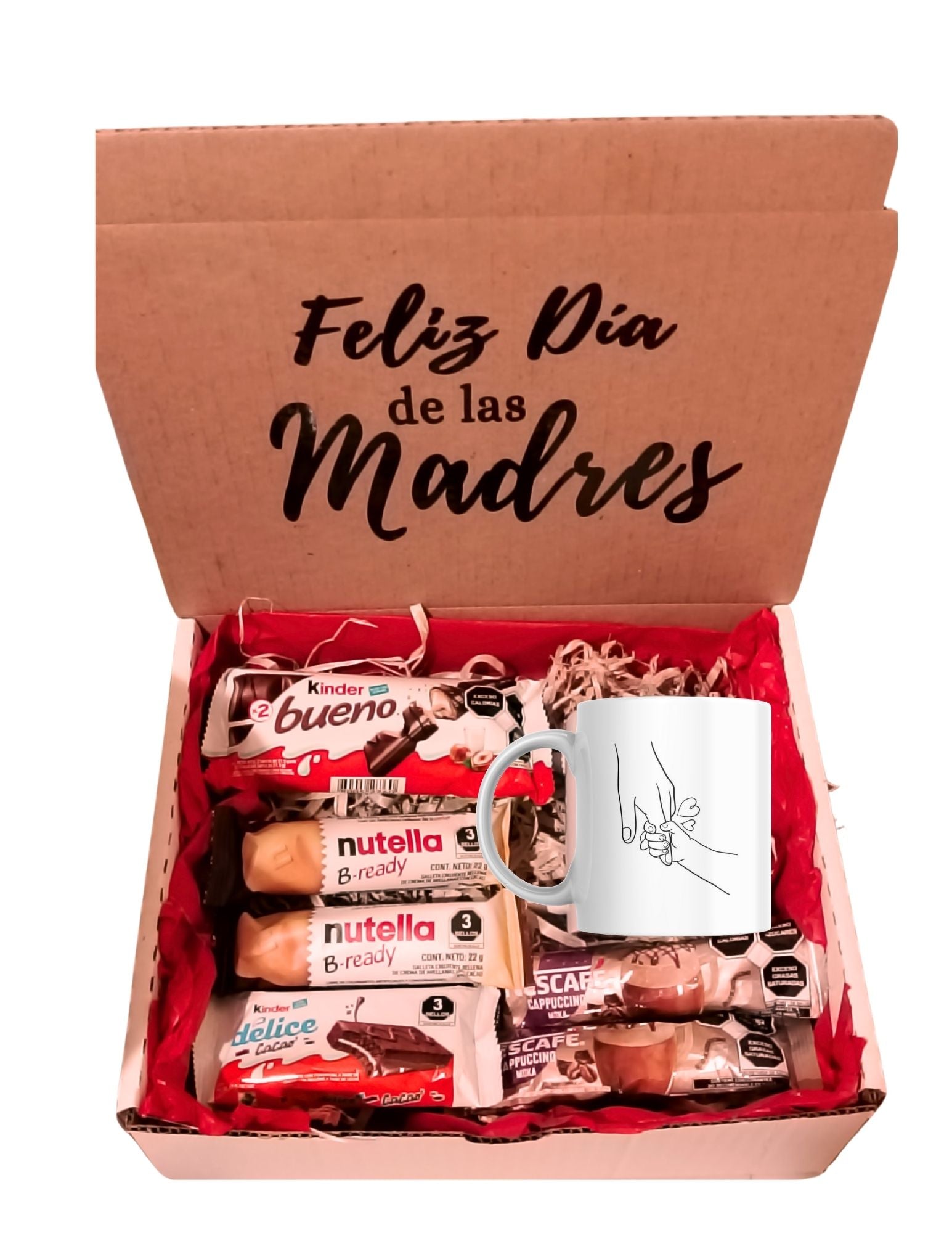 Box Delicias de Chocolate Mamá – Kinder, Delice, Bueno y Capuchino