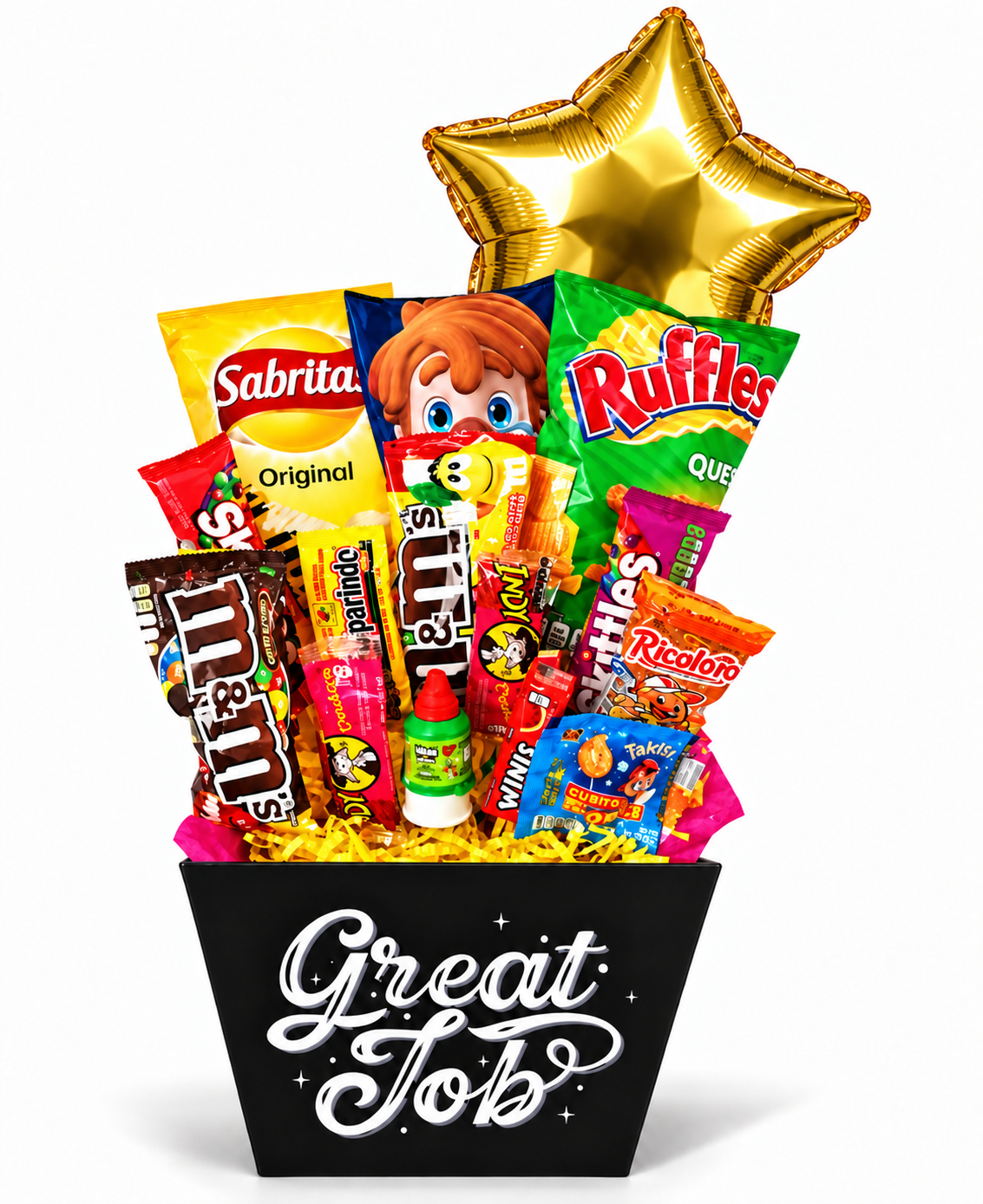 Regalo Candybouquet Great Job!
ideal para reconocimiento, logro, felicitacion de empleados colaboradores empresa corporativo corporate gifts