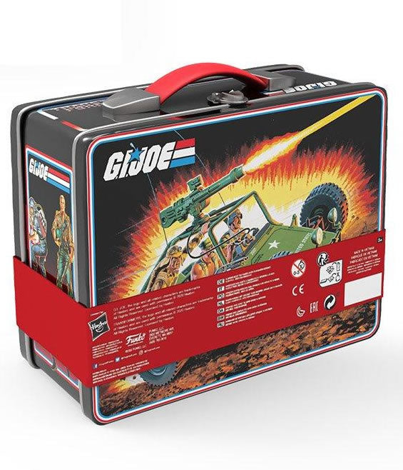 Lonchera Tipo Vintage con Funkos Gi-Joe y Transformers