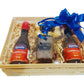 regalo huacalito con vino riunite y ferrero rocher para todo motivo