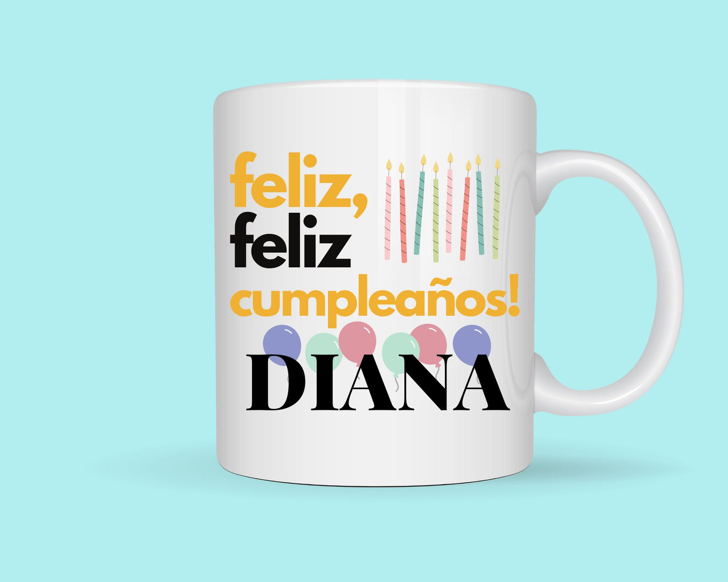 Taza Personalizada Feliz Cumpleaños