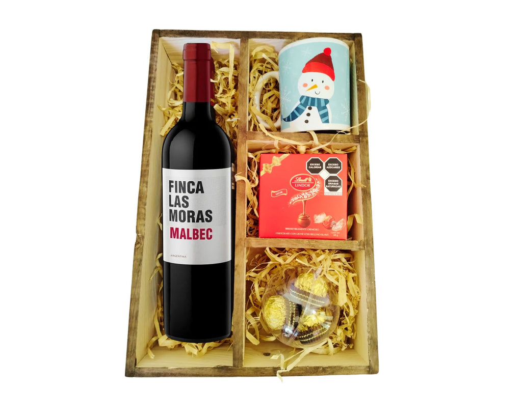 vino finca las moras con chocolates taza 