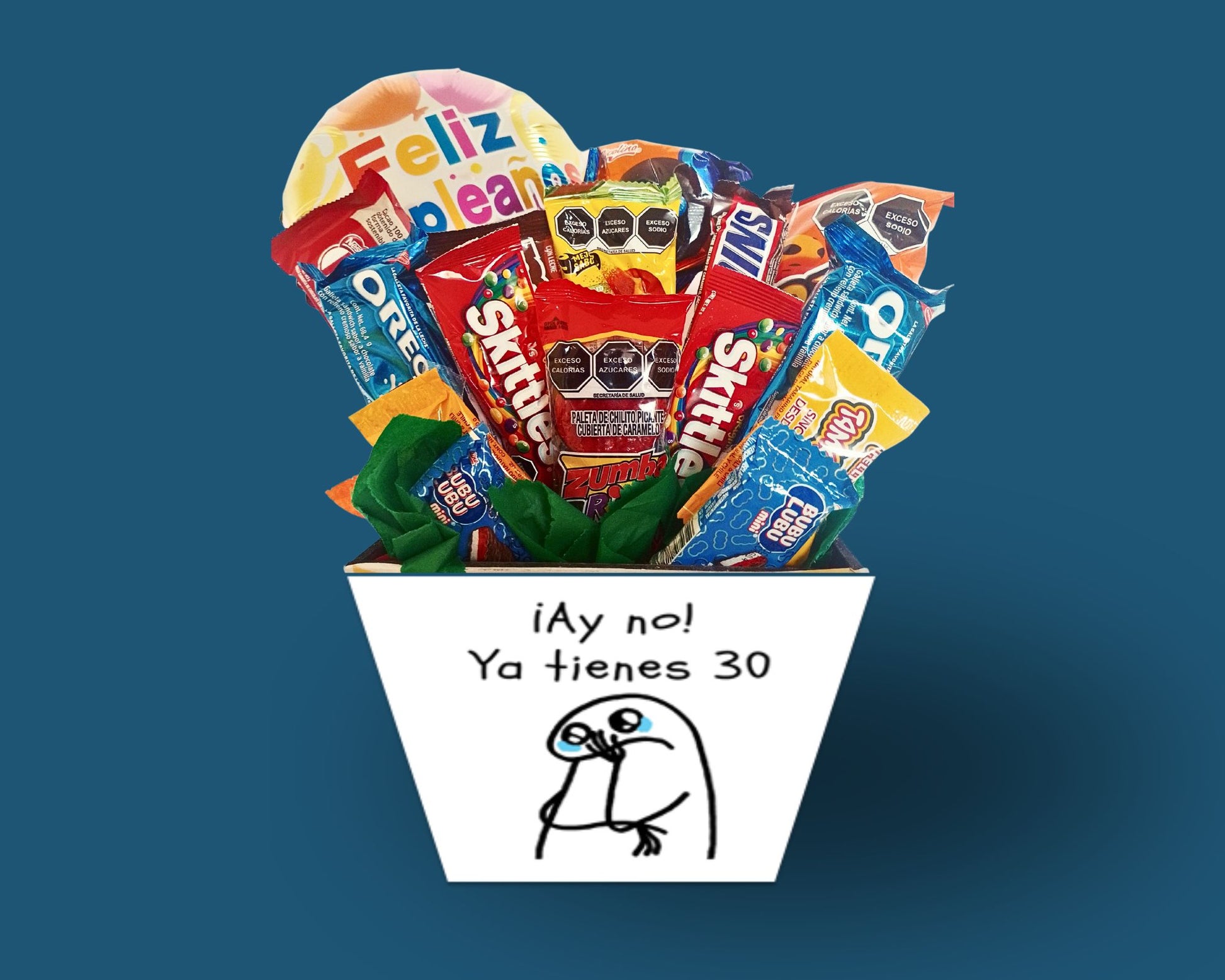 candybouquet flork ya tienes regalo para cumpleaños surtido de dulces