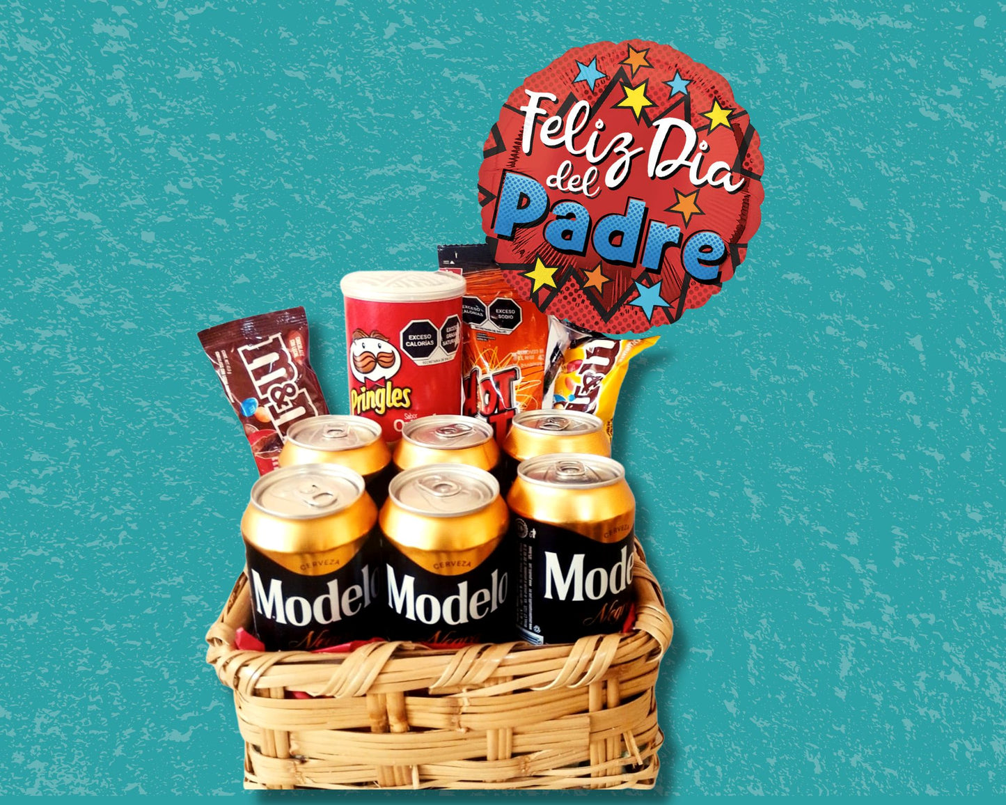 Canasta con Cervezas para papá