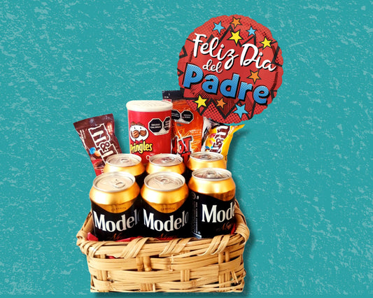 Canasta con Cervezas para papá