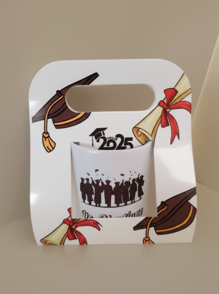 Combo Peluche Graduado y Taza