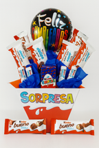 regalo kinder sorpresa con chocolates kinder y huevito kinder  regalo de cumpleaños sorpresa de cumpleaños