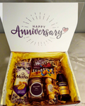Box Festejo de Aniversario - Regalo Romántico con Vino y Ferrero Rocher