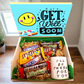 Recuperate pronto bouquet de chocolates y huevito kinder regalos para enfermos regalos para recuperacion pronta regalos para recuperate pronto caja sorpresa de regalo con taza 