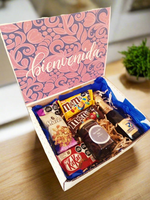 Caja de bienvenida, ideal como regalo corporativo.