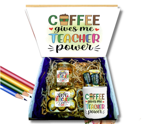 Kit Teacher Taza Personalizada con Chocolates