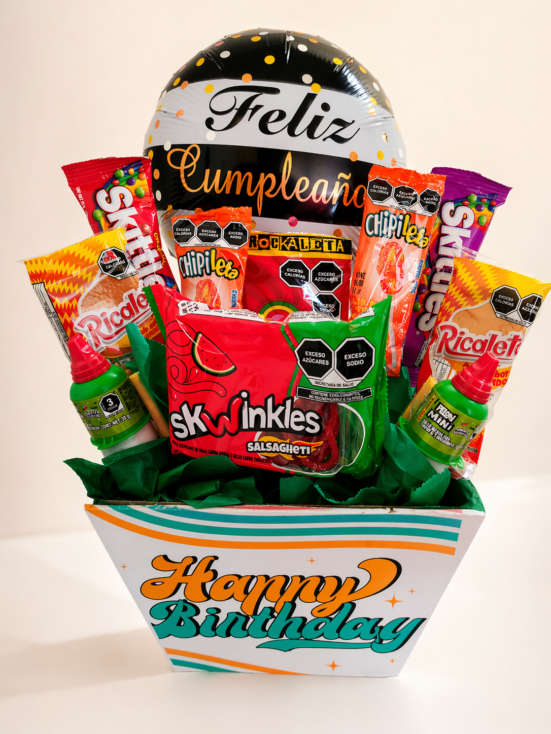 bouquet de dulces cumpleaños a domicilio 