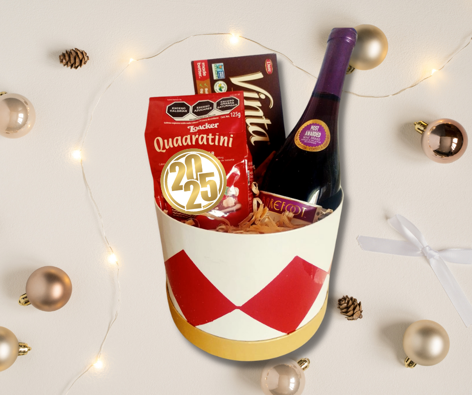 Box Año Nuevo  Galletas con Vino