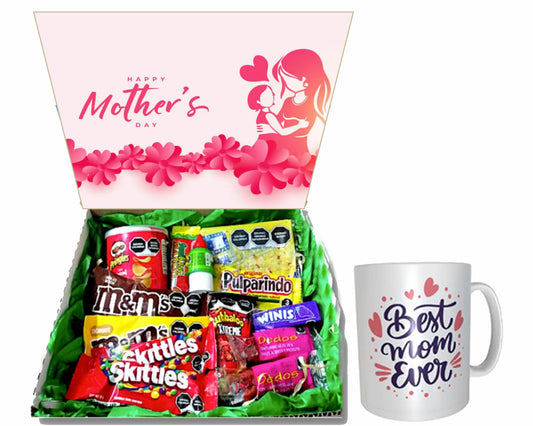 combo regalo dulces y taza del dia de las madres