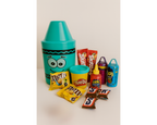 crayon dulcero crayola con dulces y play doh regalo cumpleaños niños