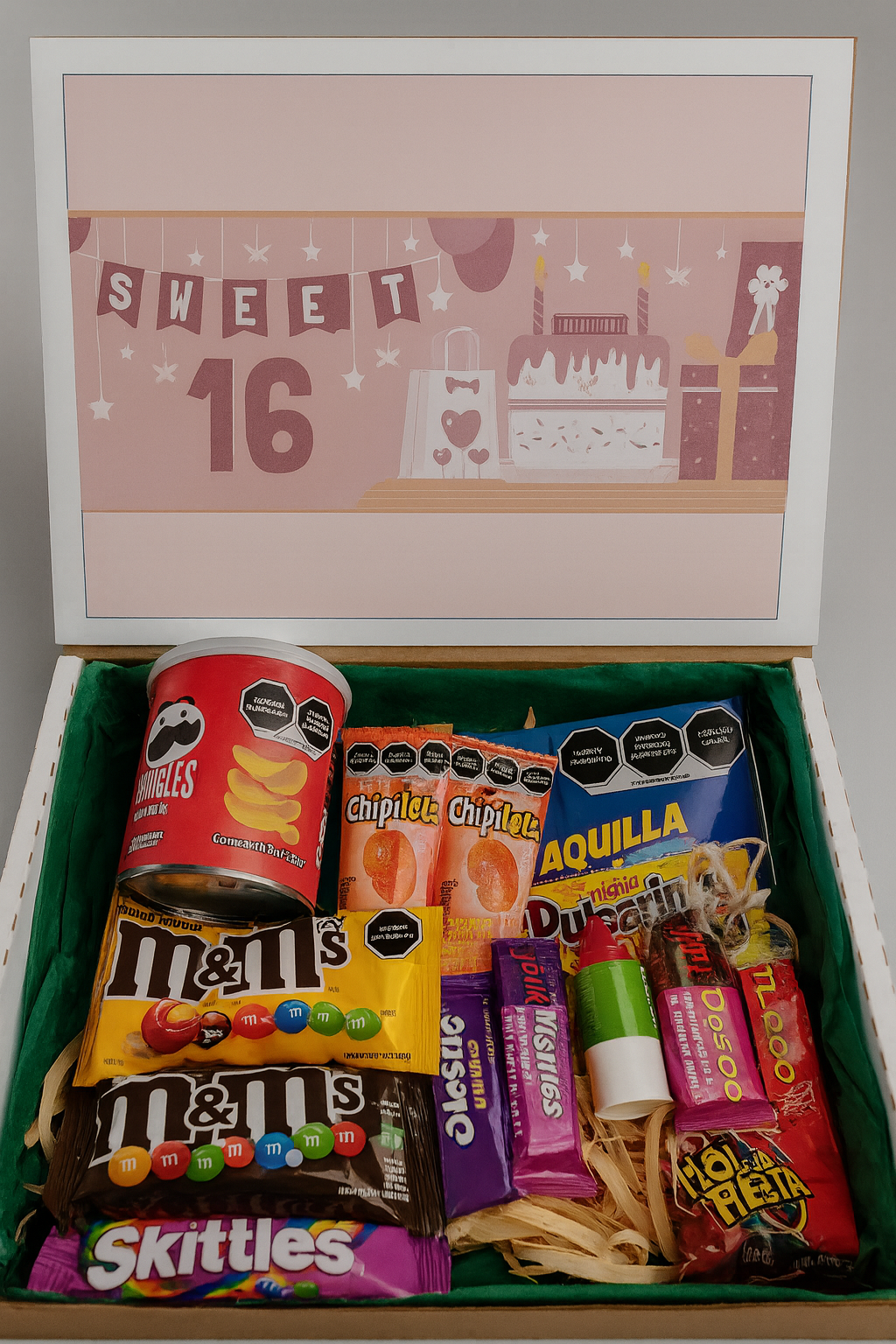 box con dulces para celebrar dulces 16