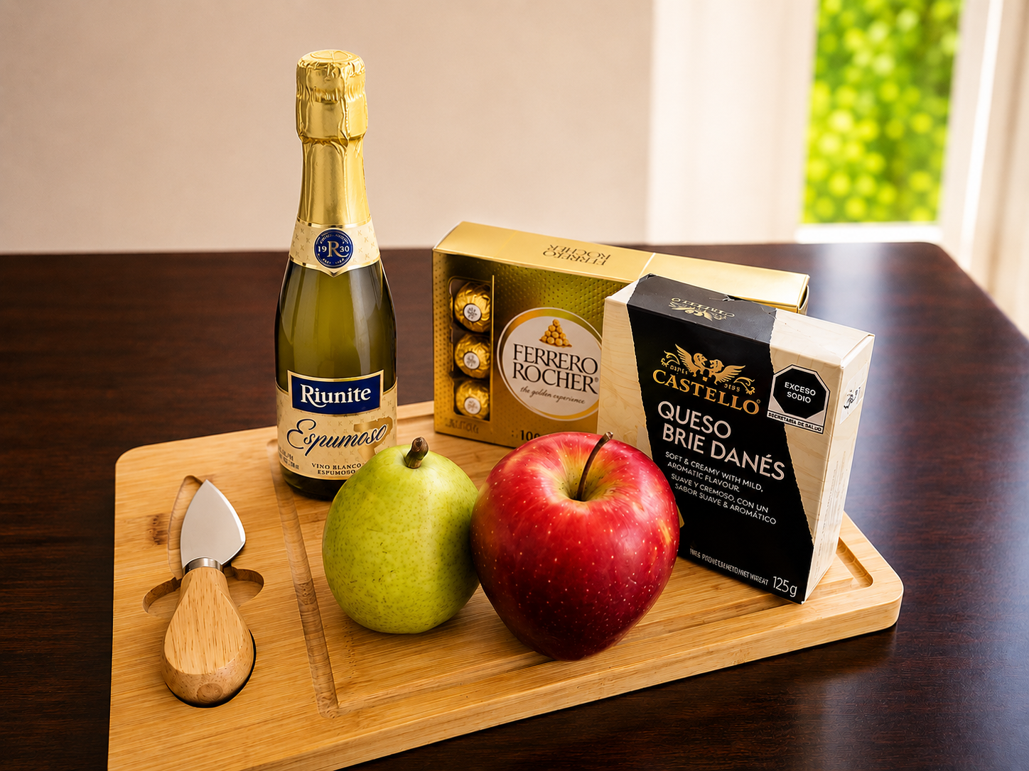 regalo queso brie chocolates ferrero