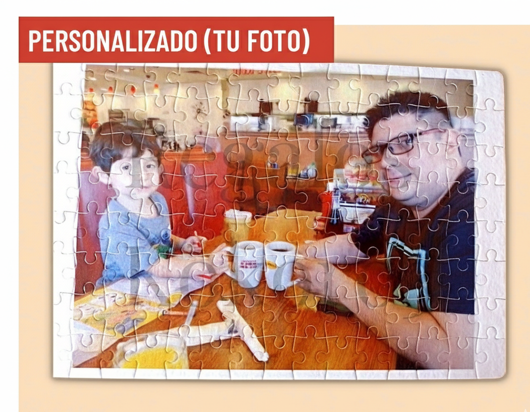 Rompecabezas personalizado con tu foto. Regalo original para cualquier motivo, entrega de 24 a 48 horas
