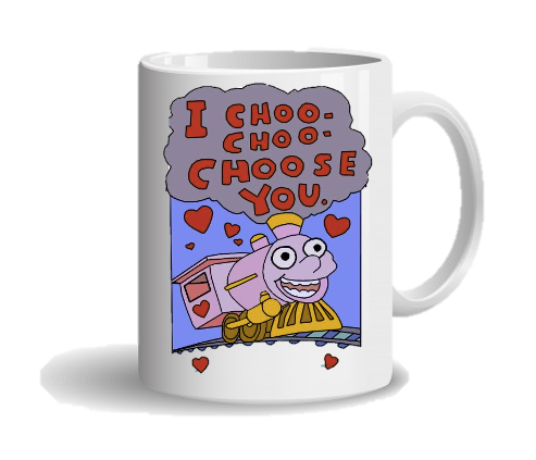 taza ralph lisa i choo choo choose you san valentin regalos a domicilio 