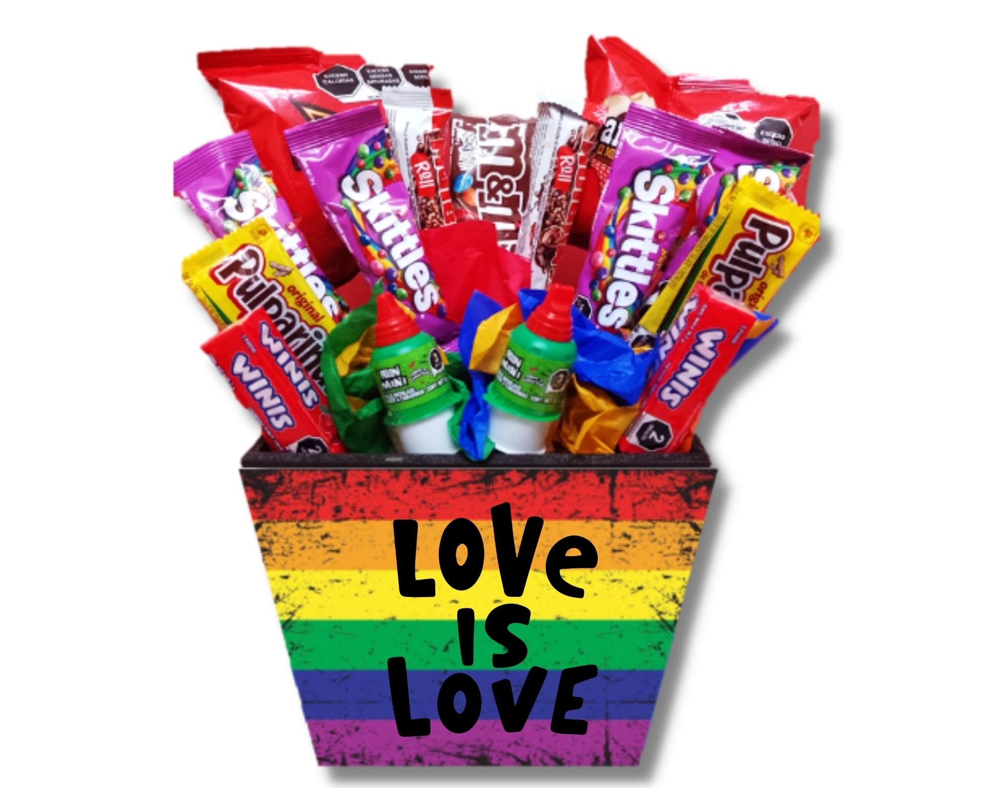 Regalo dulces y botanas orgullo LGBTI 