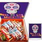 cajita chocolates kinder con taza de dia de muertos  kinder sorpresa bueno delice halloween