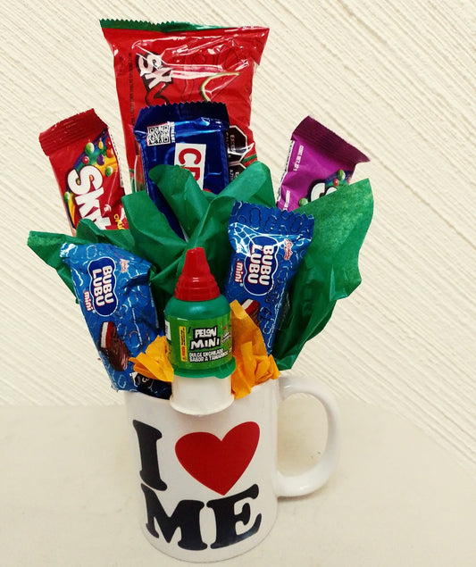 Taza con Dulces I Love Me