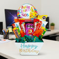 bouquet de dulces de cumpleaños dulces skittles pelon pulparindo economico regalo economico de cumpleaños