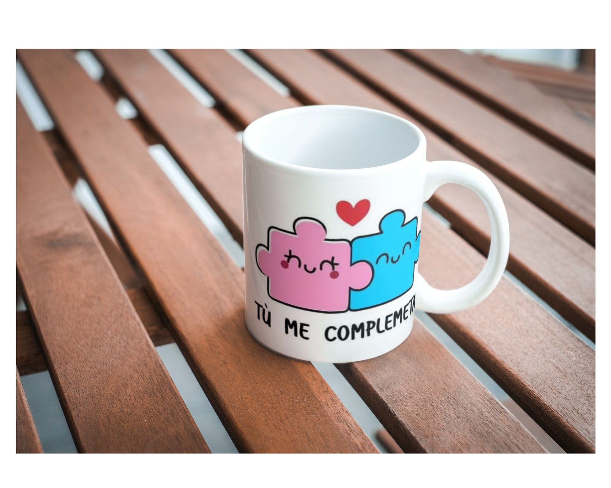 taza amor tu me complementas  regalo san valentin 