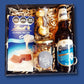 regalo corporativo todo motivo con cerveza snacks barra lindt y ferrero 