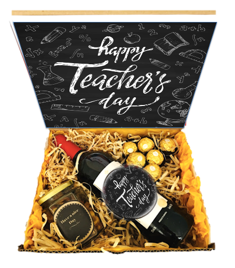regalo dia del maestro vino y chocolates