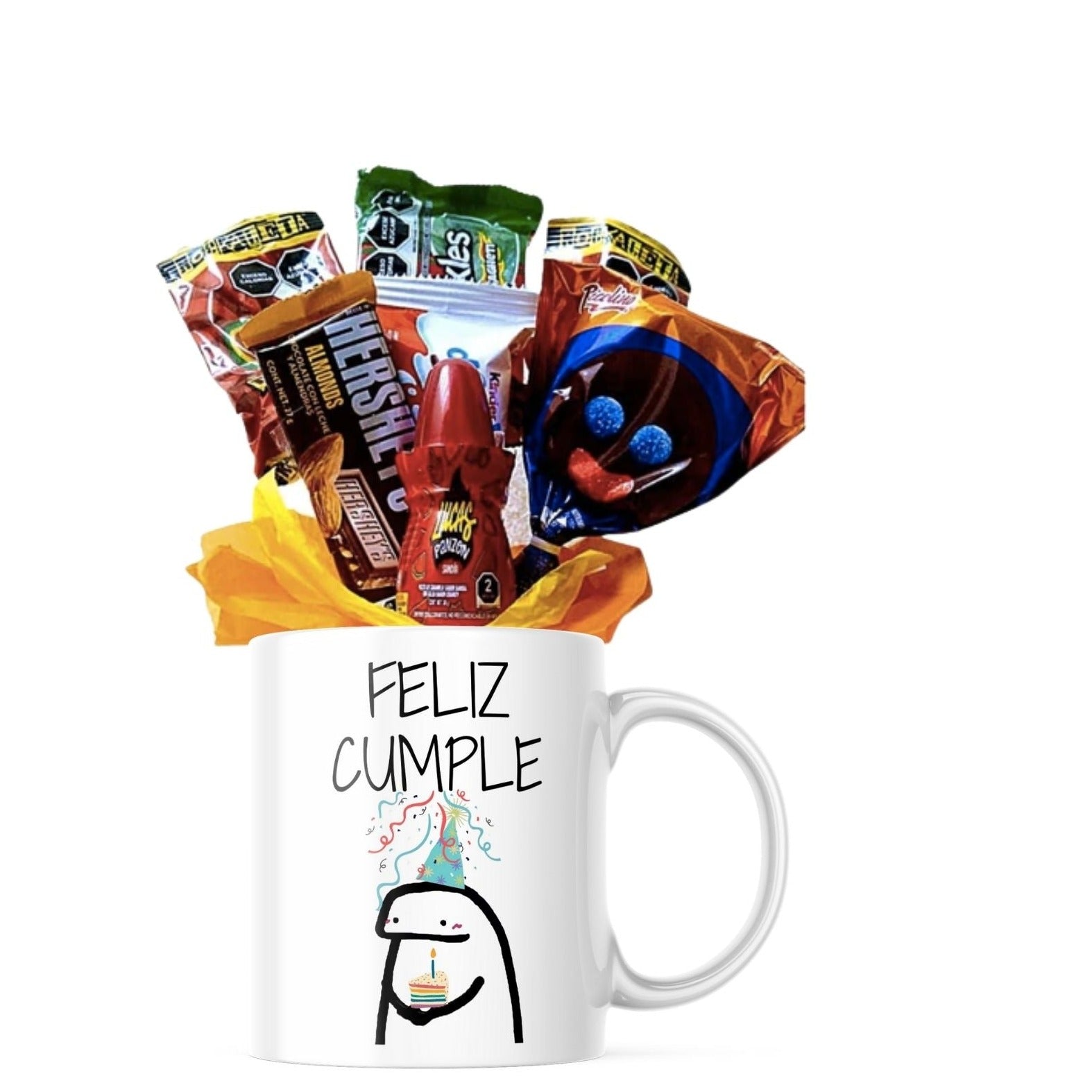 taza deformito feliz cumpleaños flork