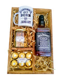 box jack daniels con taza botanas y chocolates regalo sorpresa de cumpleaños  a domicilio cdmx regalos originales  cajas de regalo para hombre 