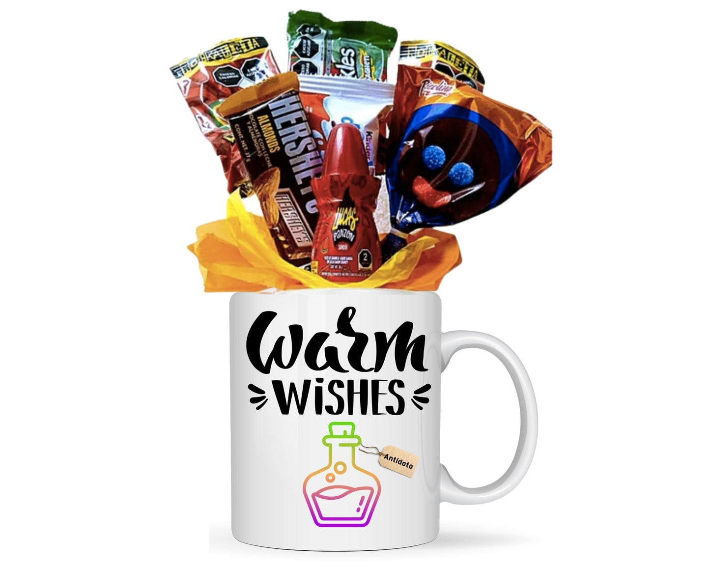 Taza con Dulces Warm Wishes