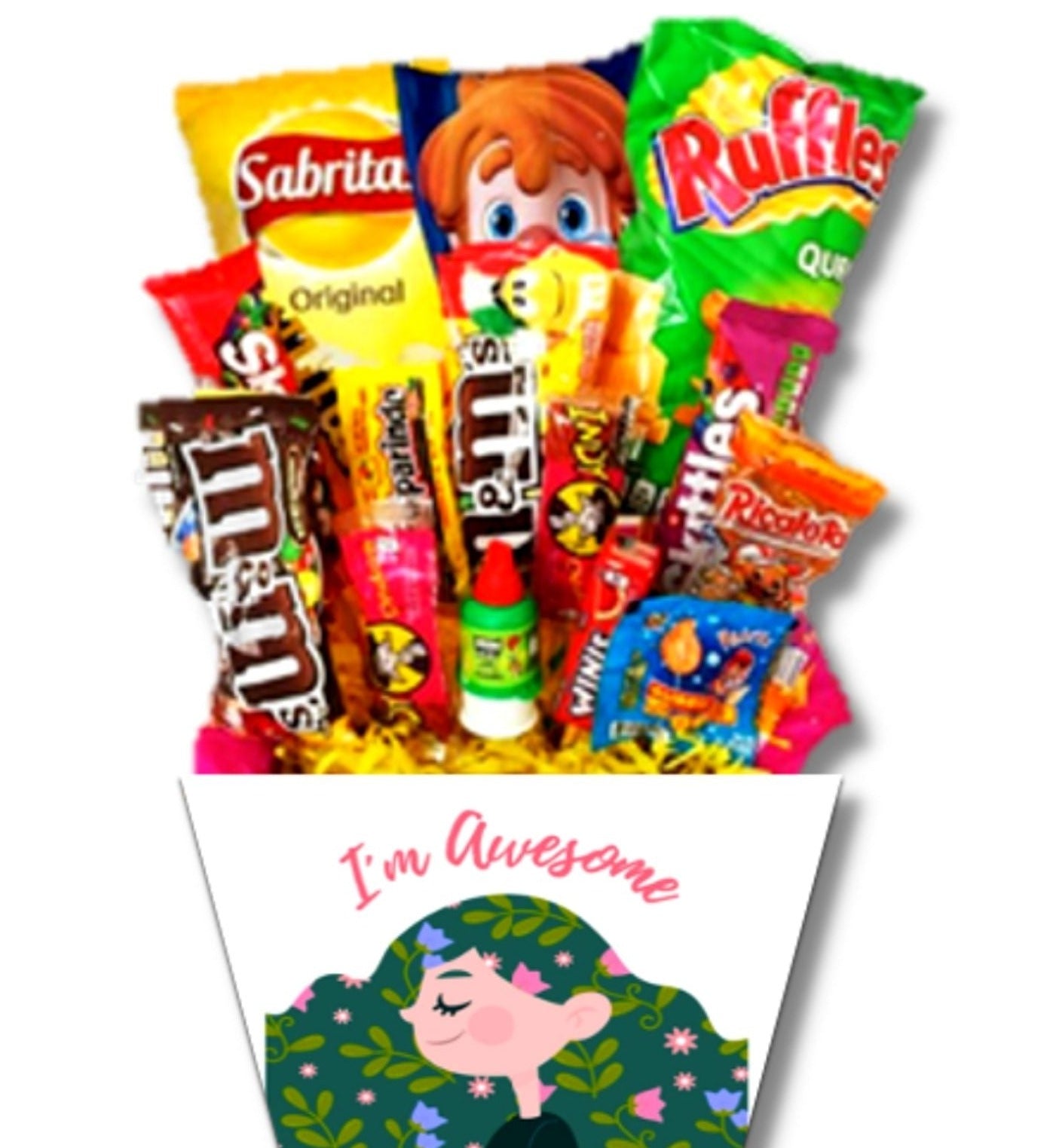 candybouquet regalo con dulces y chocolate para ella mujer novia esposa tia hermana